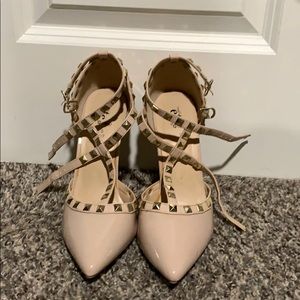 Rue 21 nude heels